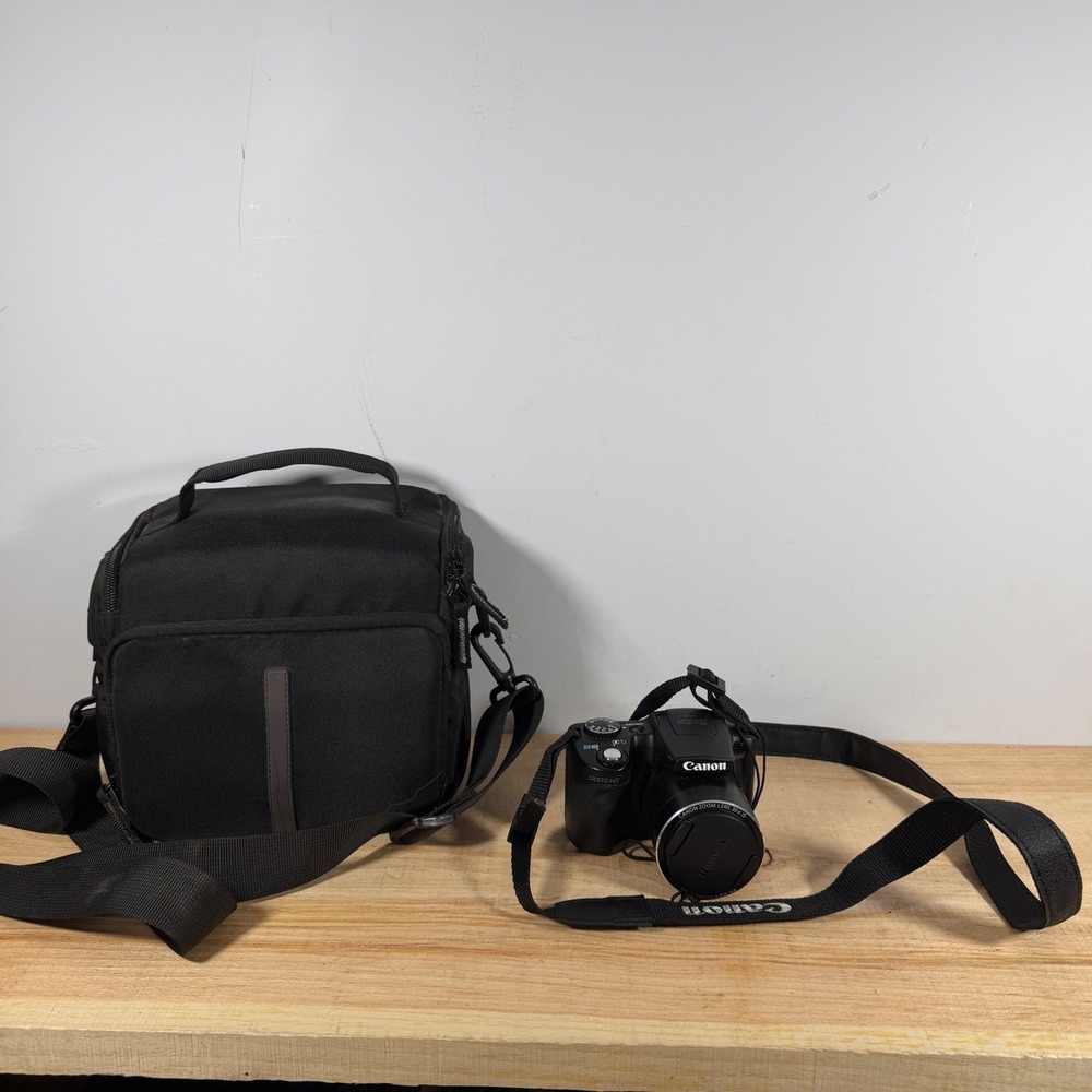 Canon PowerShot SX510 HS Digital Camera Black 30x Zoom WiFi Bundle